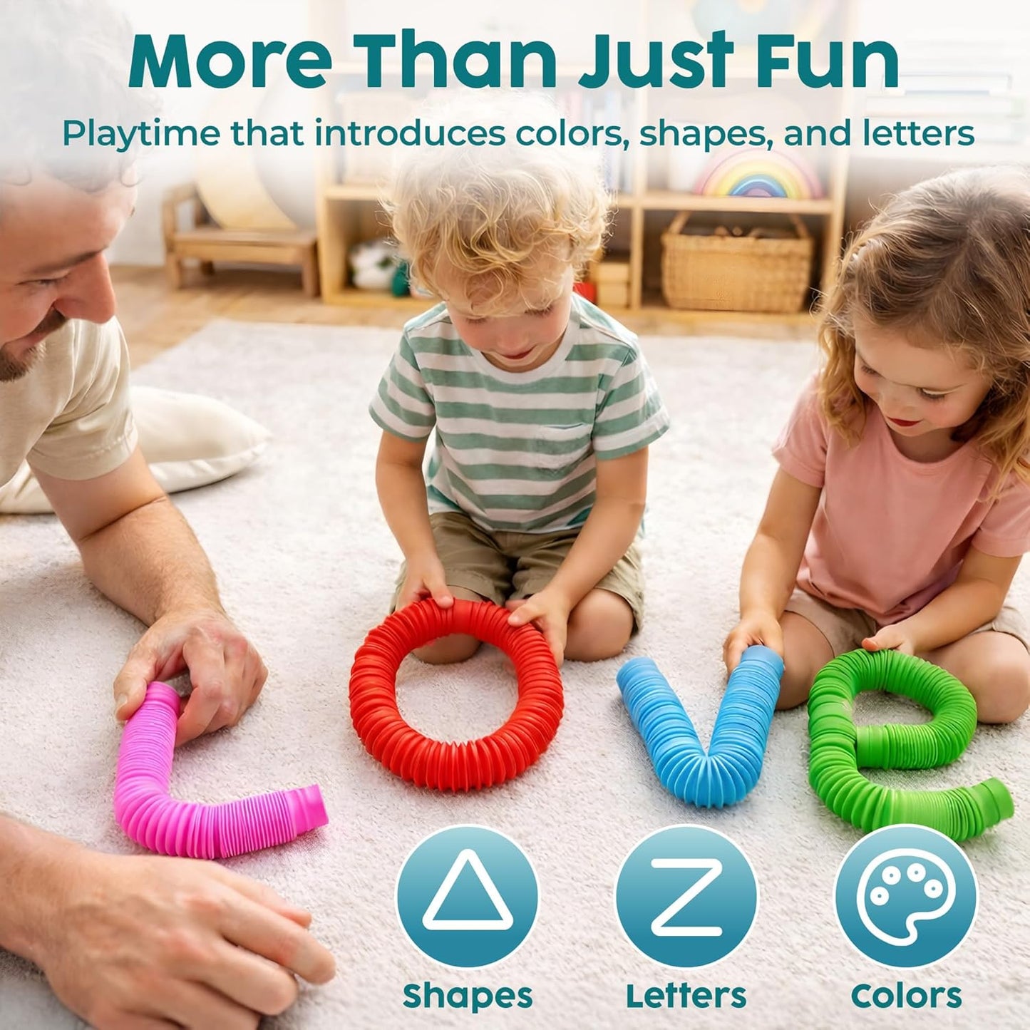 BUNMO Pop Tubes Sensory Fidget